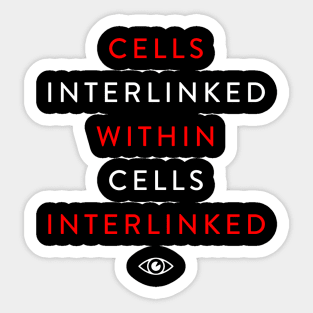 Replicant Interlinked Cells Baseline Sticker